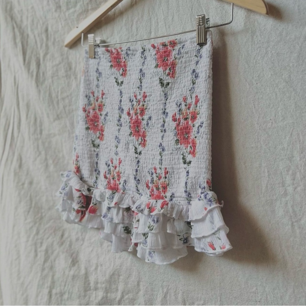 Blossom breeze strapless top